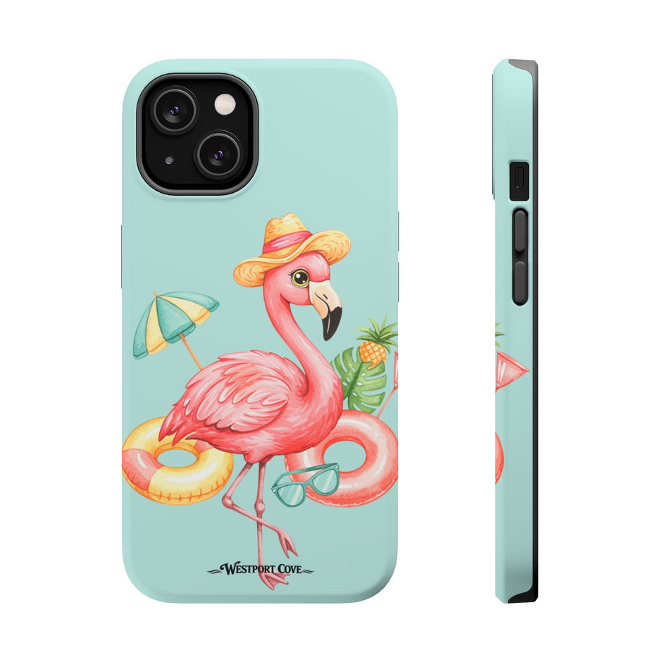 Tropical Flamingo - Extreme MagSafe Phone Case - Westport Cove