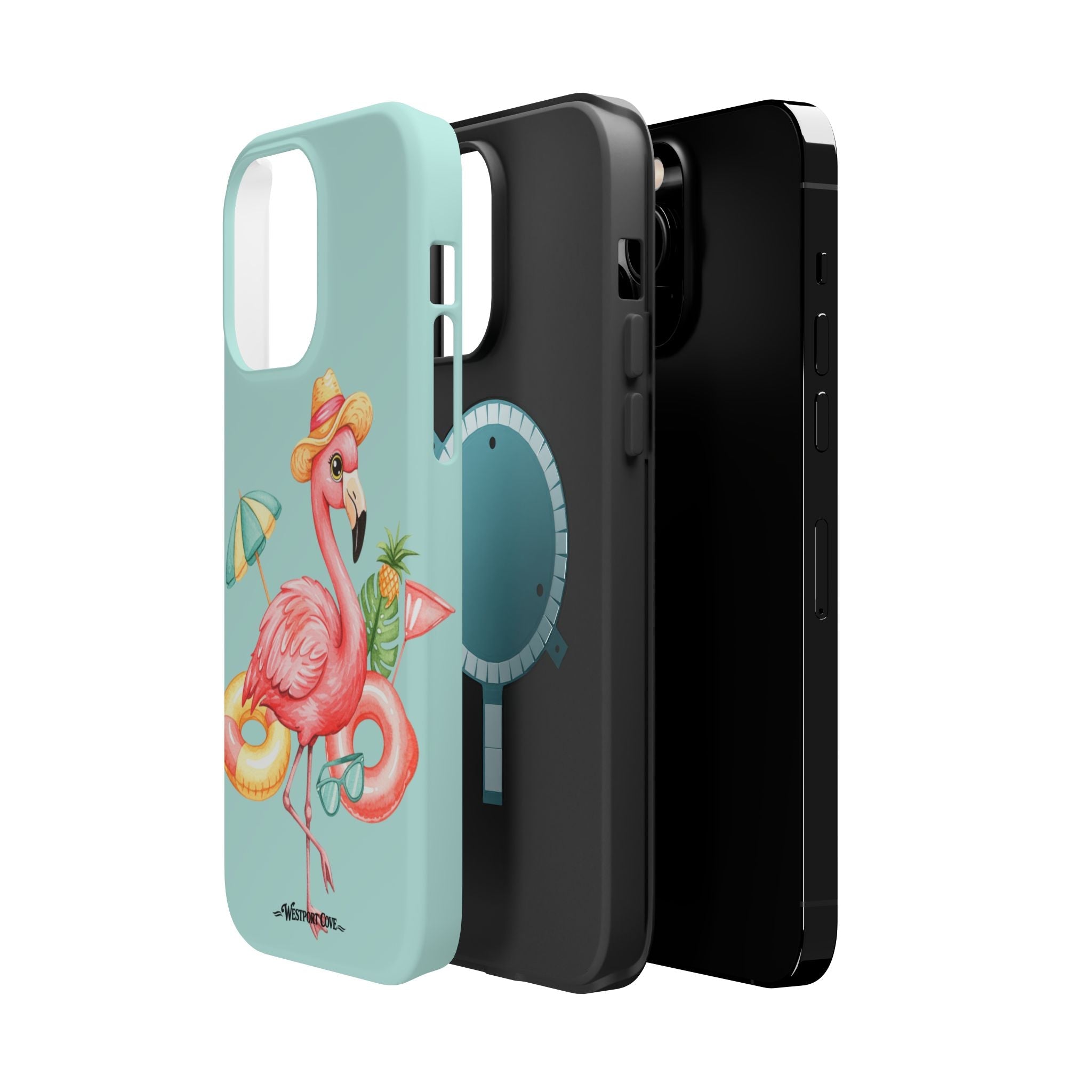 Tropical Flamingo - Extreme MagSafe Phone Case - Westport Cove