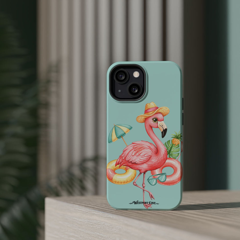 Tropical Flamingo - Extreme MagSafe Phone Case - Westport Cove