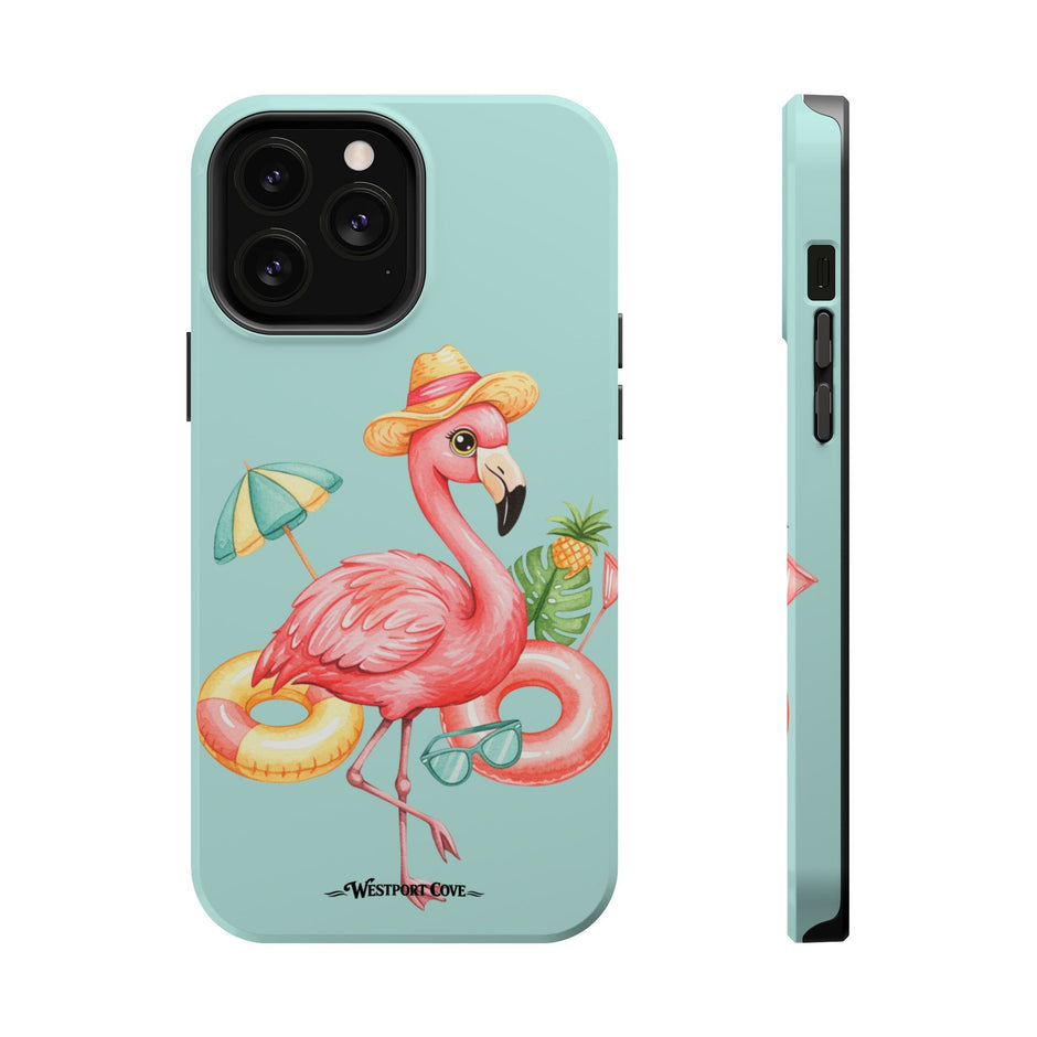 Tropical Flamingo - Extreme MagSafe Phone Case - Westport Cove