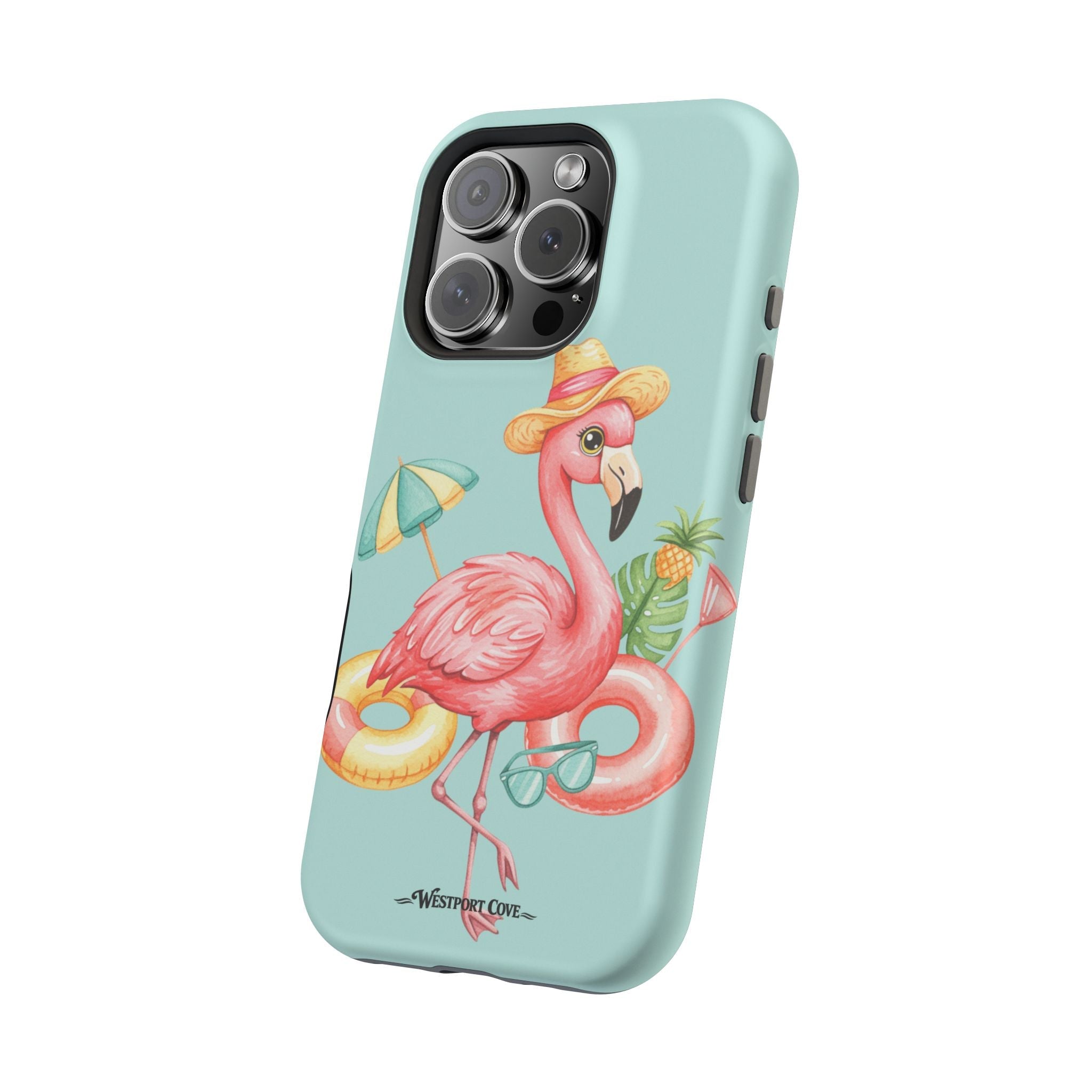 Tropical Flamingo - Extreme MagSafe Phone Case - Westport Cove