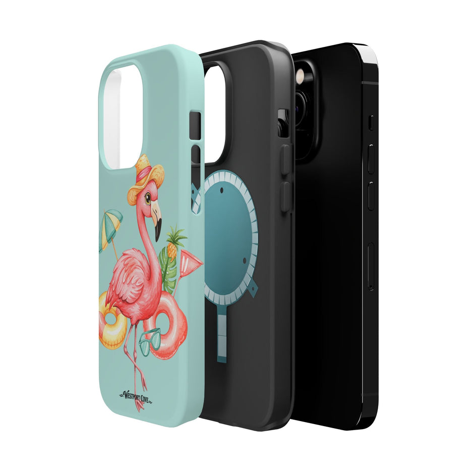 Tropical Flamingo - Extreme MagSafe Phone Case - Westport Cove