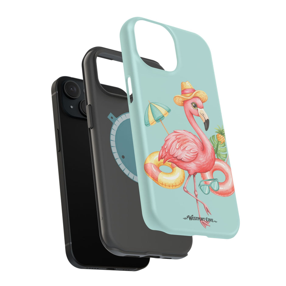 Tropical Flamingo - Extreme MagSafe Phone Case - Westport Cove
