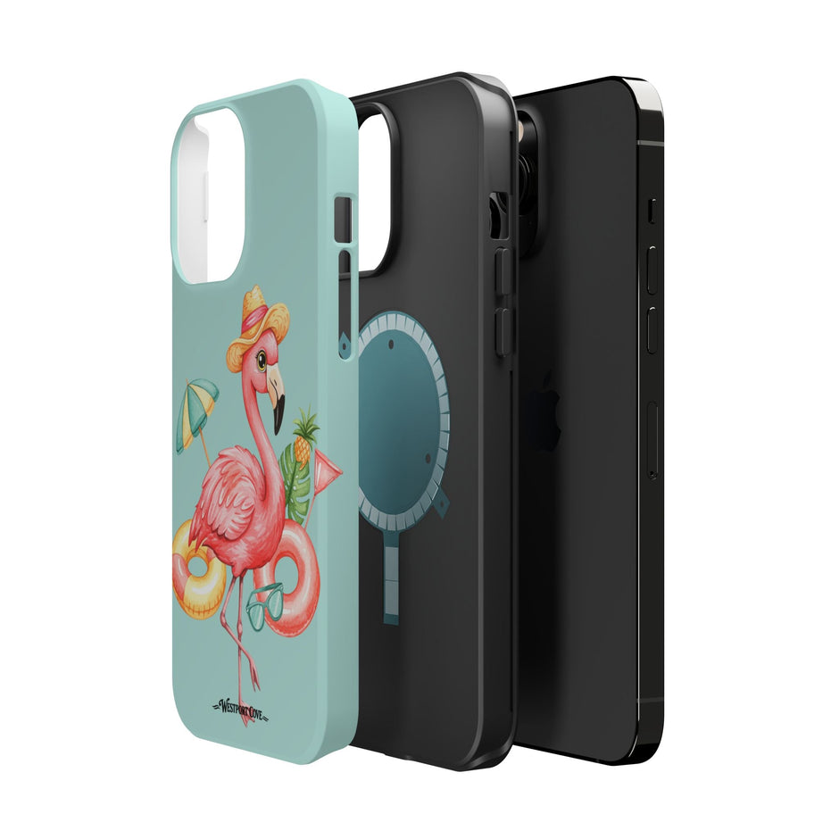 Tropical Flamingo - Extreme MagSafe Phone Case - Westport Cove