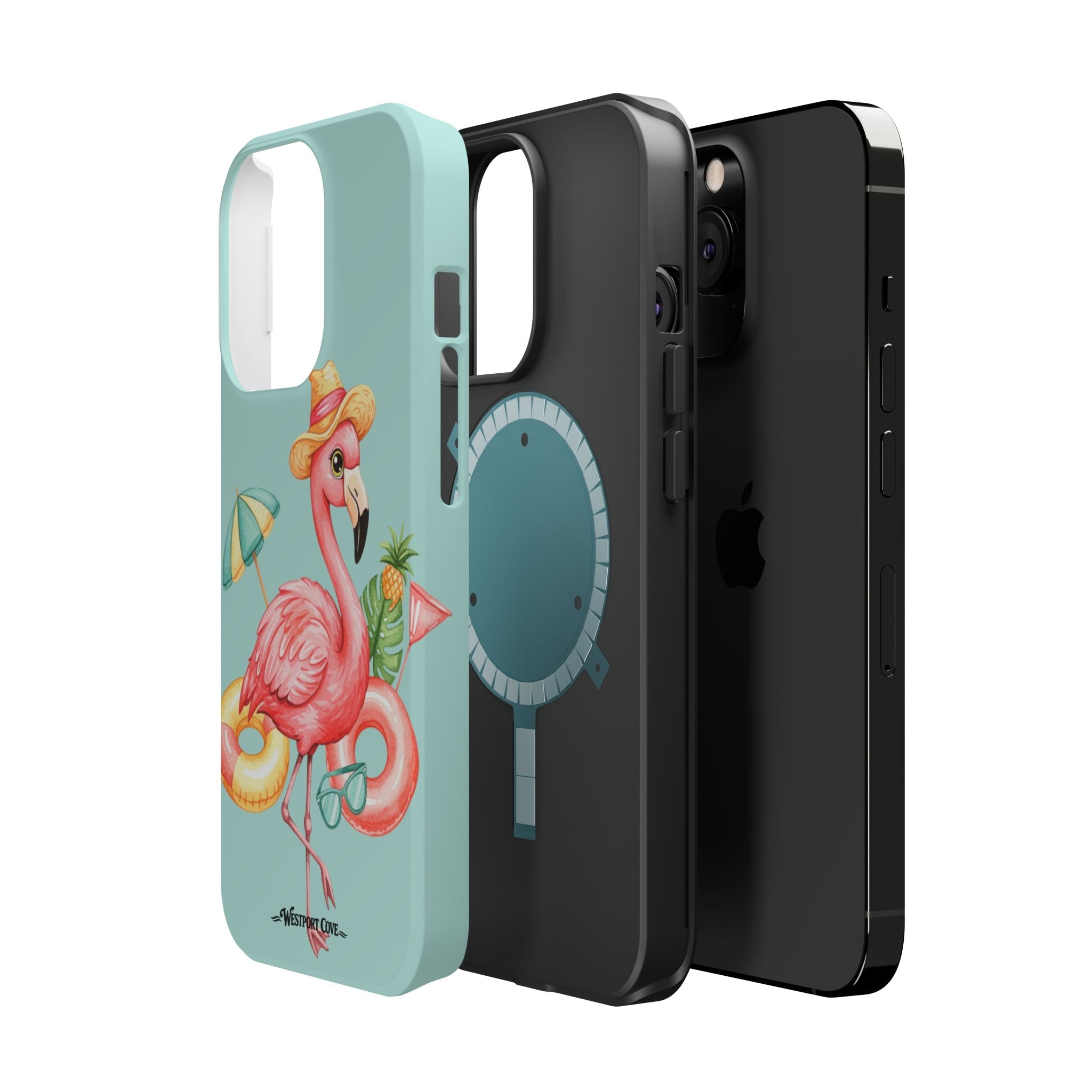 Tropical Flamingo - Extreme MagSafe Phone Case - Westport Cove