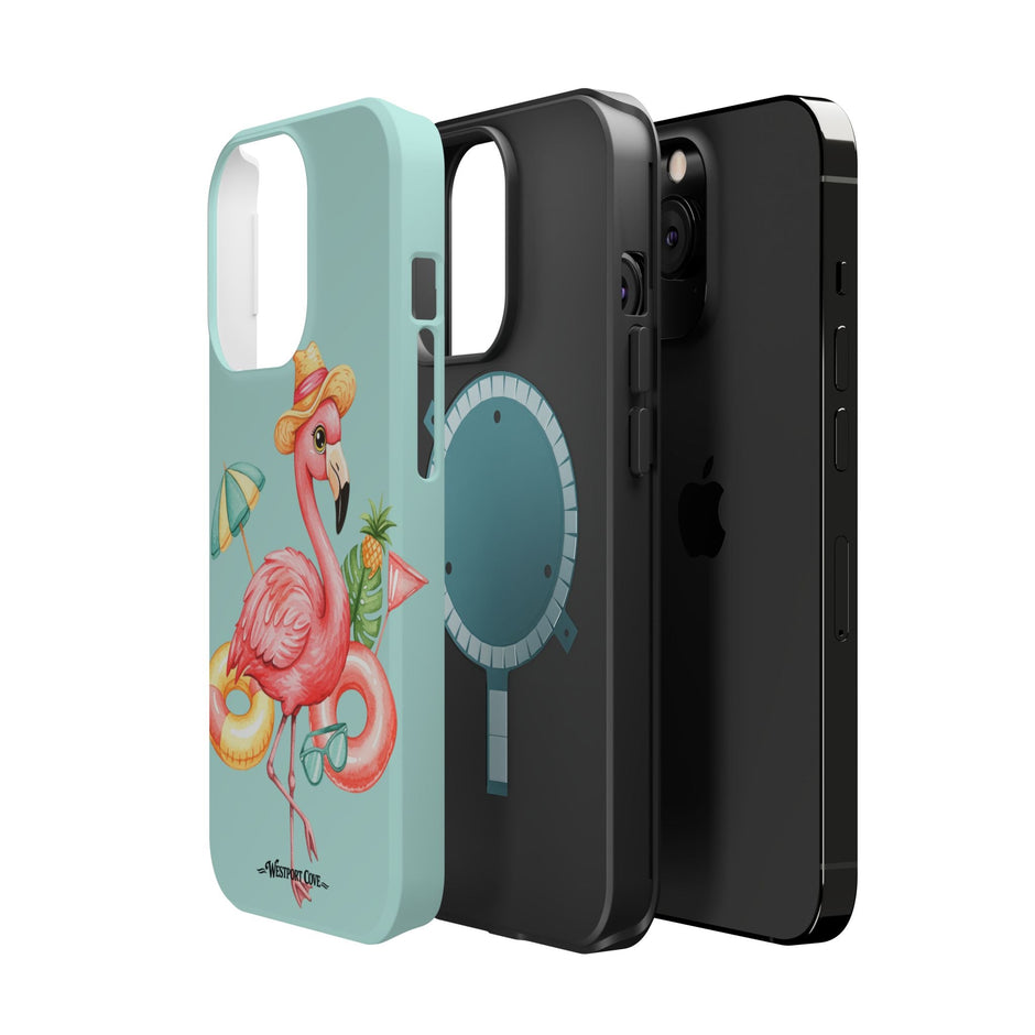 Tropical Flamingo - Extreme MagSafe Phone Case - Westport Cove