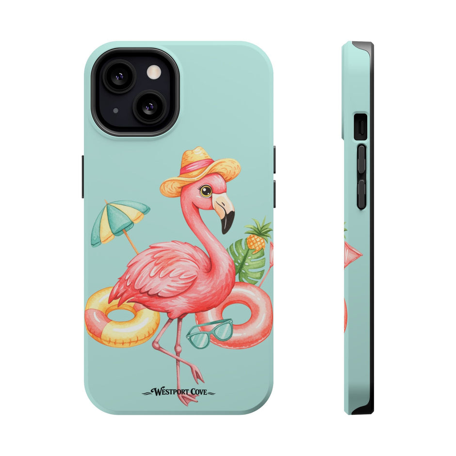 Tropical Flamingo - Extreme MagSafe Phone Case - Westport Cove