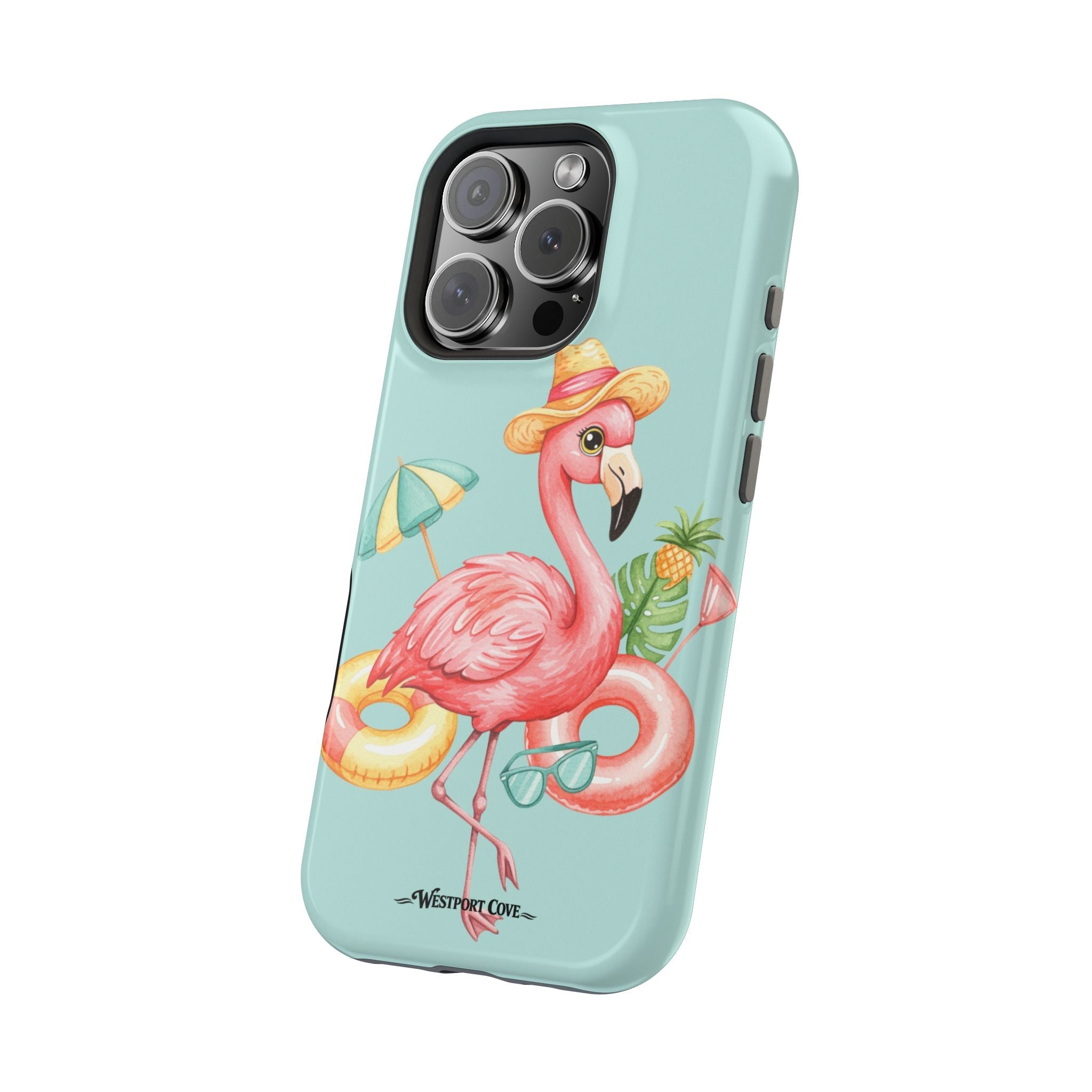 Tropical Flamingo - Extreme MagSafe Phone Case - Westport Cove