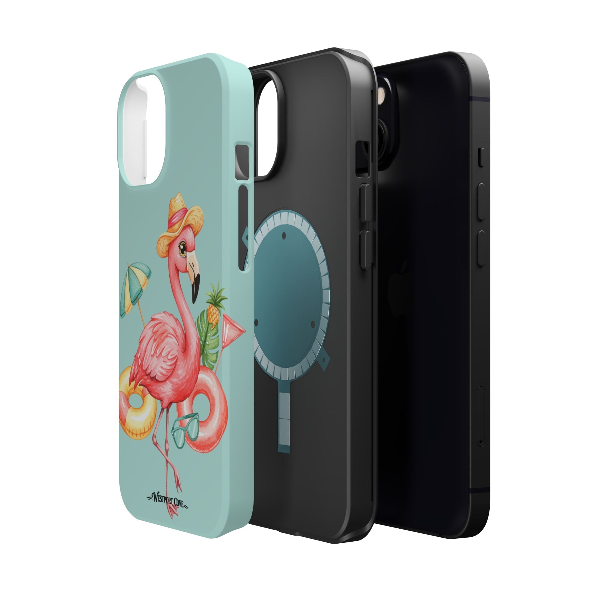 Tropical Flamingo - Extreme MagSafe Phone Case - Westport Cove