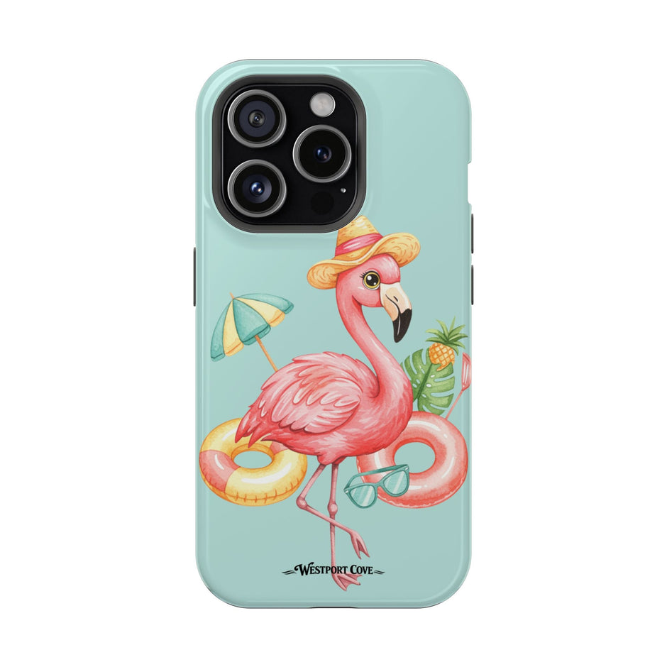 Tropical Flamingo - Extreme MagSafe Phone Case - Westport Cove