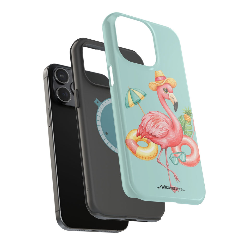 Tropical Flamingo - Extreme MagSafe Phone Case - Westport Cove