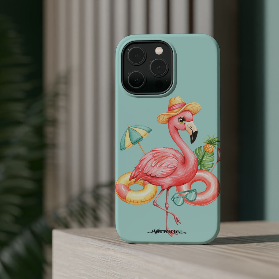Tropical Flamingo - Extreme MagSafe Phone Case - Westport Cove