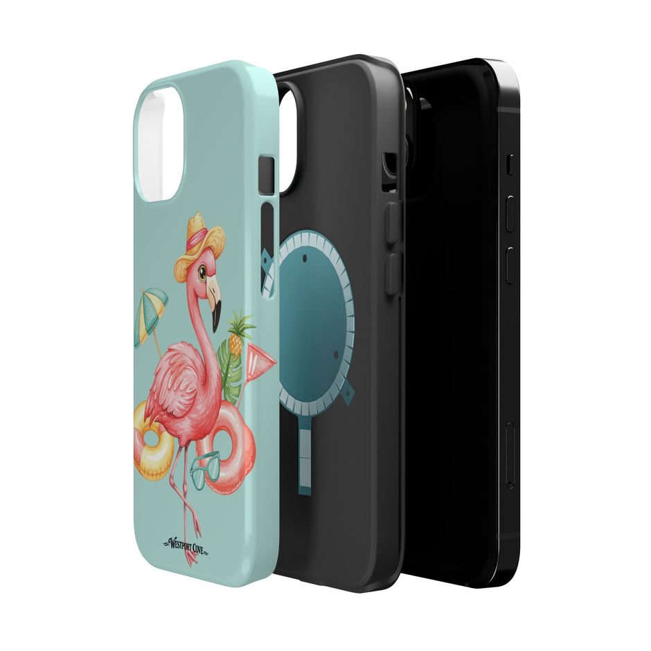 Tropical Flamingo - Extreme MagSafe Phone Case - Westport Cove