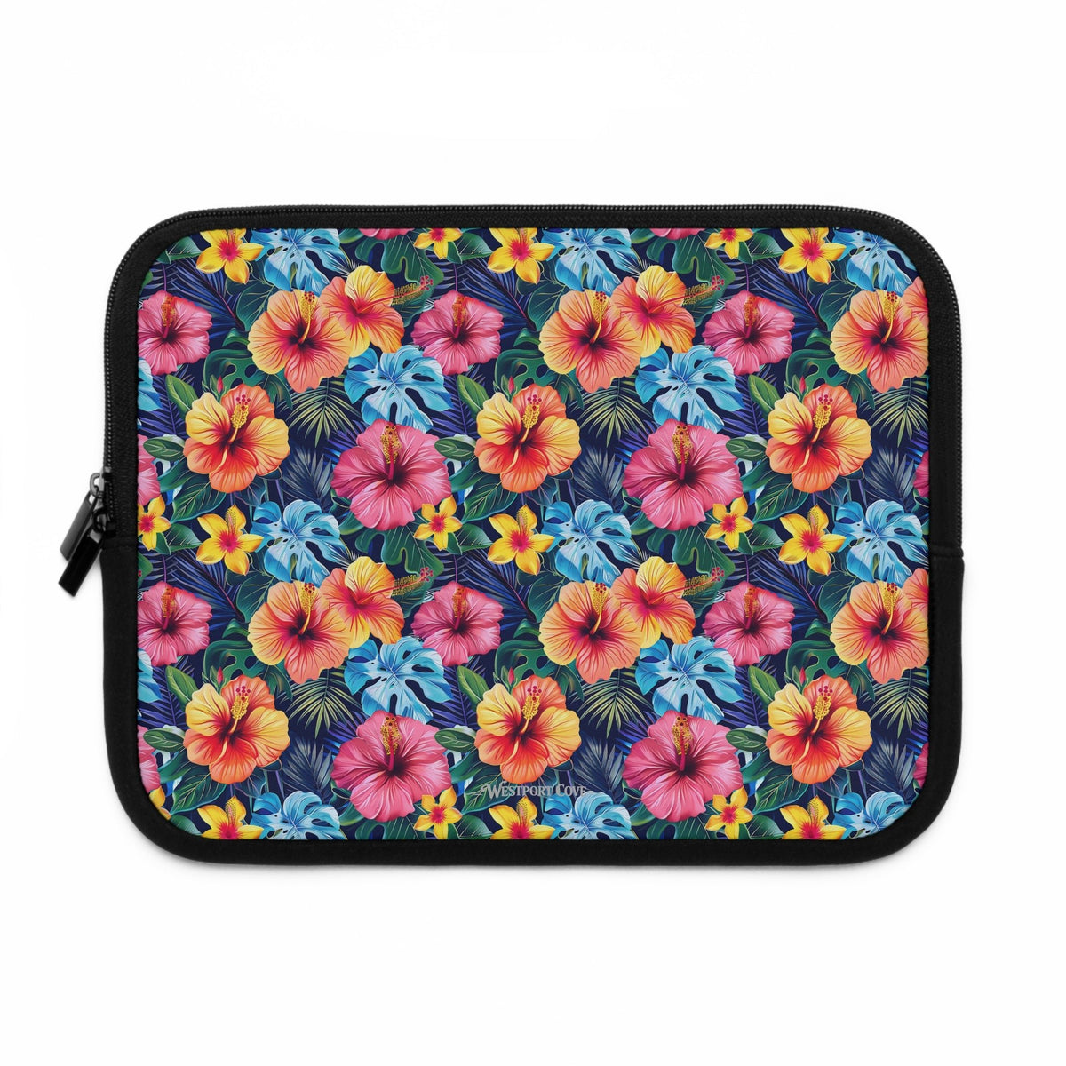 Tropical Hibiscus - Safe Harbor Laptop Sleeve - Westport Cove