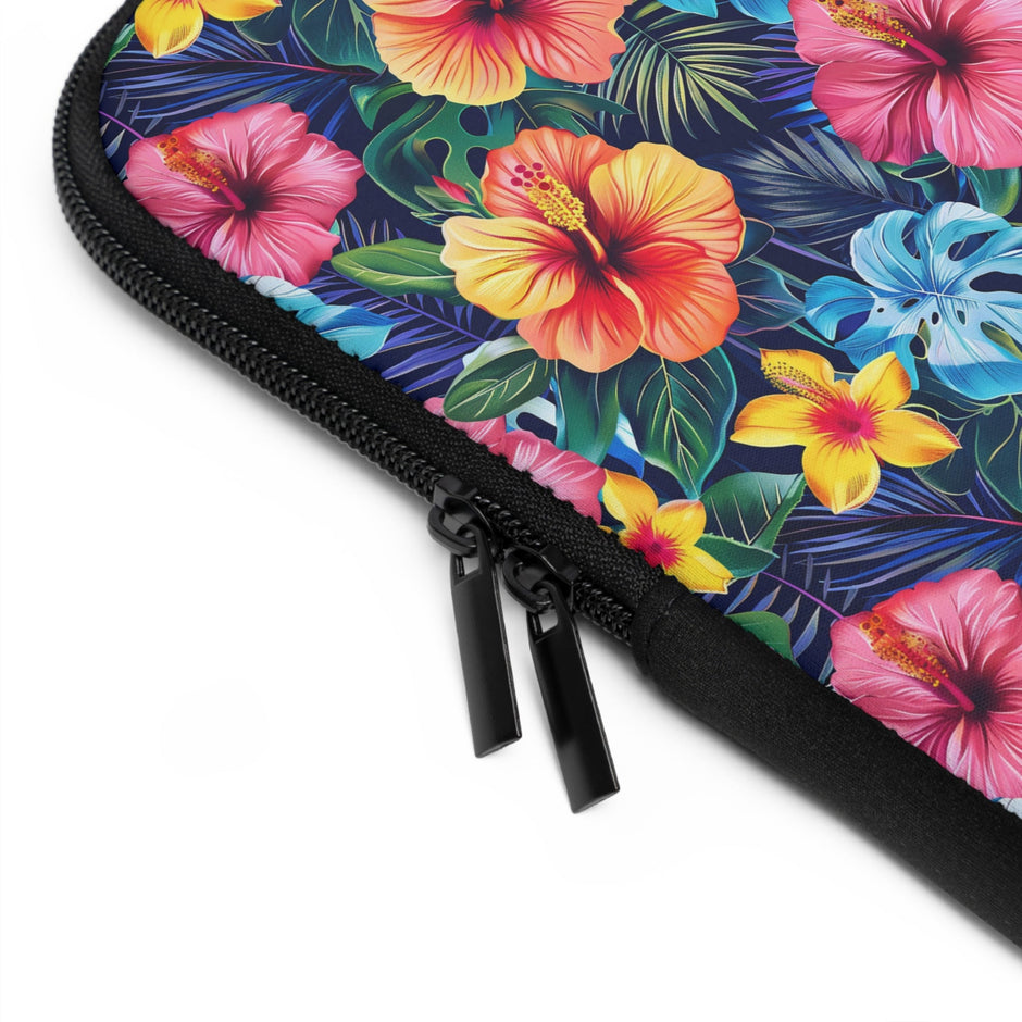 Tropical Hibiscus - Safe Harbor Laptop Sleeve - Westport Cove