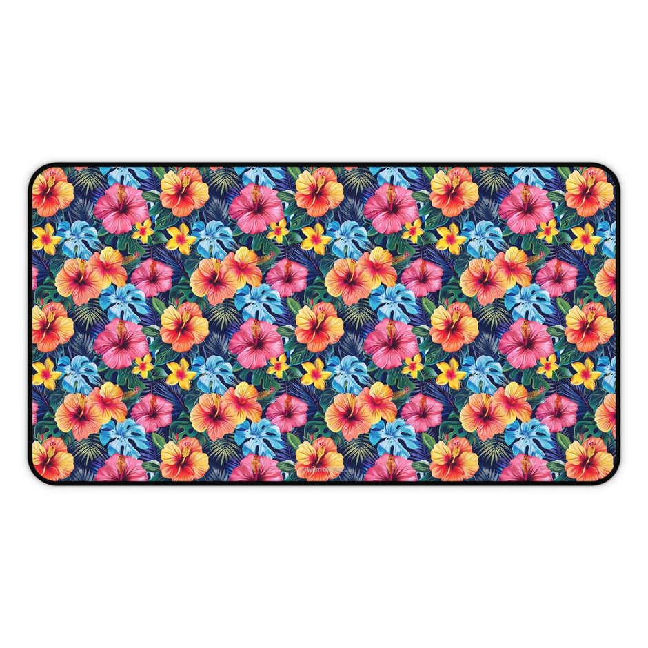 Tropical Hibiscus - Launch Pad - Desk Mat - Westport Cove