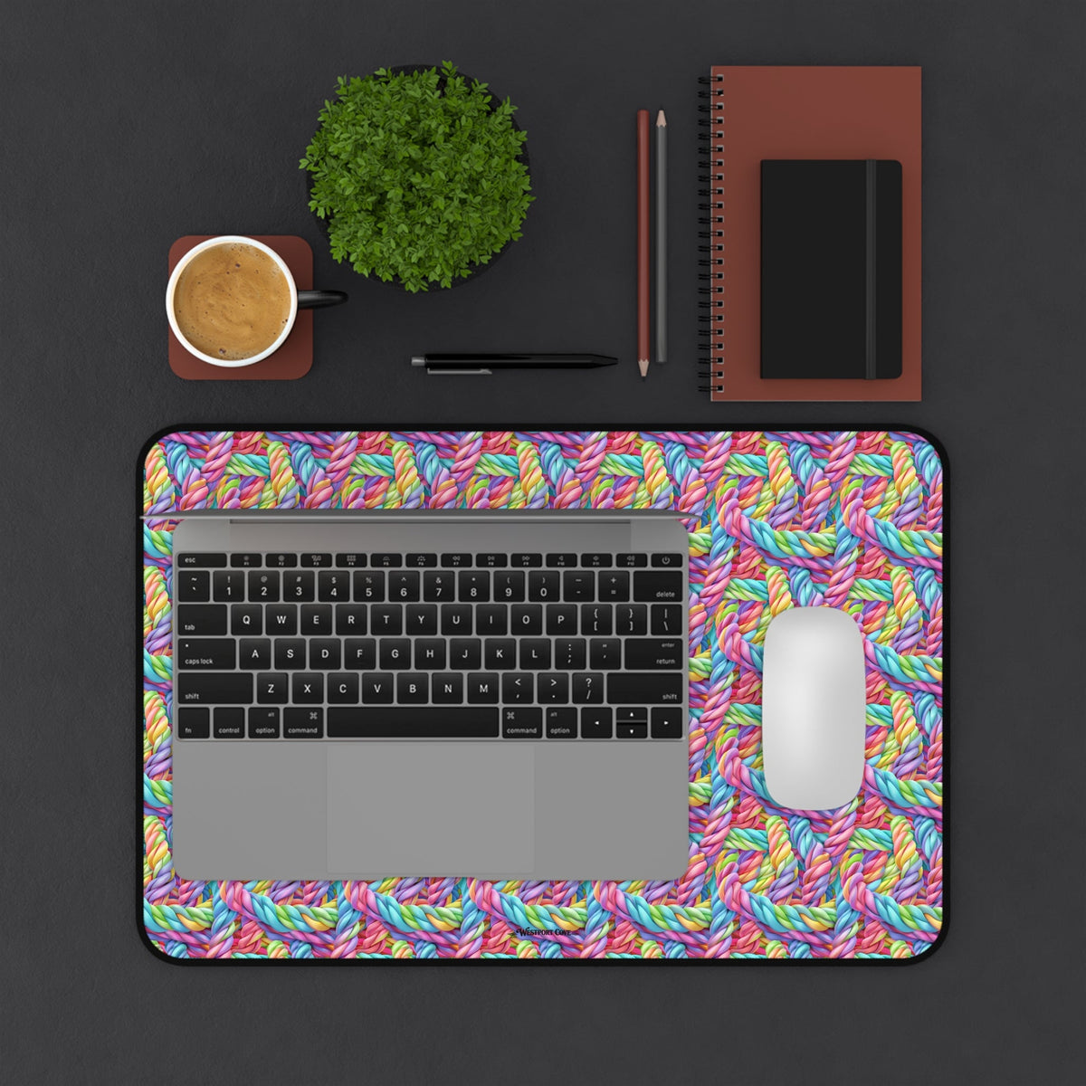 Twisted v2 - Launch Pad - Desk Mat - Westport Cove
