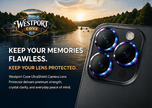 UltraShield Camera Lens Protector – 9H Tempered Glass (2 Pack) - Westport Cove