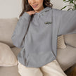 Westport Cove Hoodie — Scenic Lake Cabin Vintage Logo Hooded Sweatshirt - Westport Cove