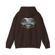 Westport Cove Hoodie — Scenic Lake Cabin Vintage Logo Hooded Sweatshirt - Westport Cove