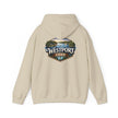 Westport Cove Hoodie — Scenic Lake Cabin Vintage Logo Hooded Sweatshirt - Westport Cove