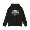 Westport Cove Hoodie — Scenic Lake Cabin Vintage Logo Hooded Sweatshirt - Westport Cove