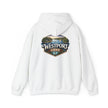 Westport Cove Hoodie — Scenic Lake Cabin Vintage Logo Hooded Sweatshirt - Westport Cove