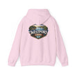Westport Cove Hoodie — Scenic Lake Cabin Vintage Logo Hooded Sweatshirt - Westport Cove