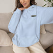Westport Cove Hoodie — Scenic Lake Cabin Vintage Logo Hooded Sweatshirt - Westport Cove