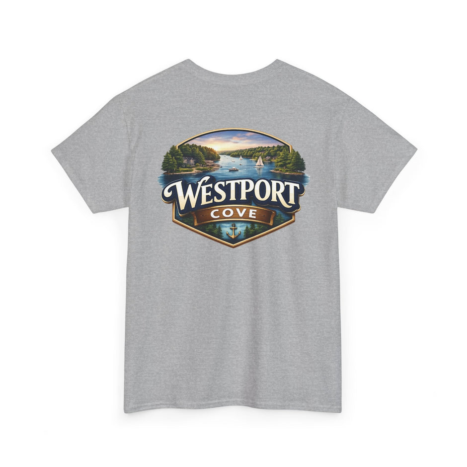 Westport Cove T-Shirt — Scenic Lake Logo Tee - Westport Cove