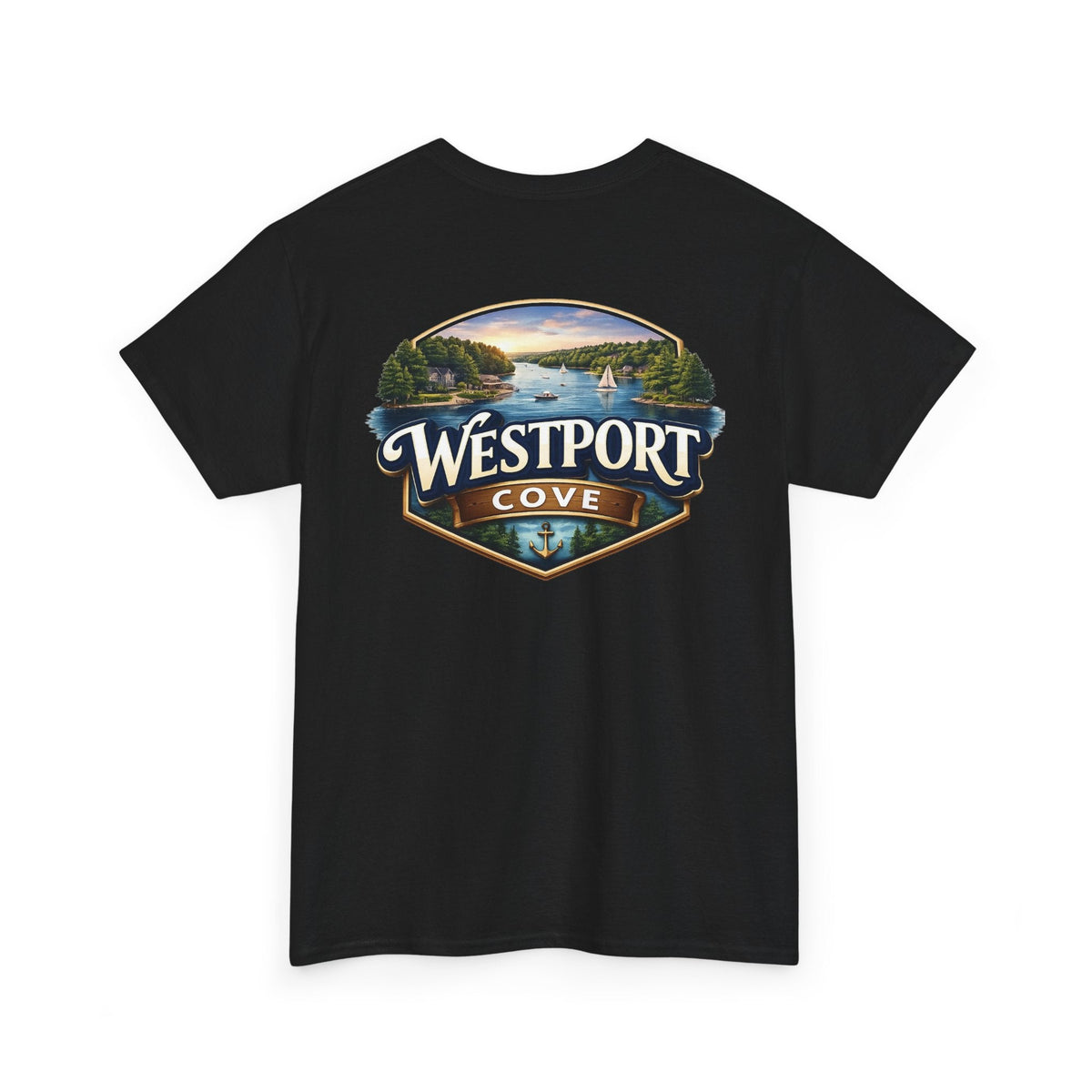 Westport Cove T-Shirt — Scenic Lake Logo Tee - Westport Cove