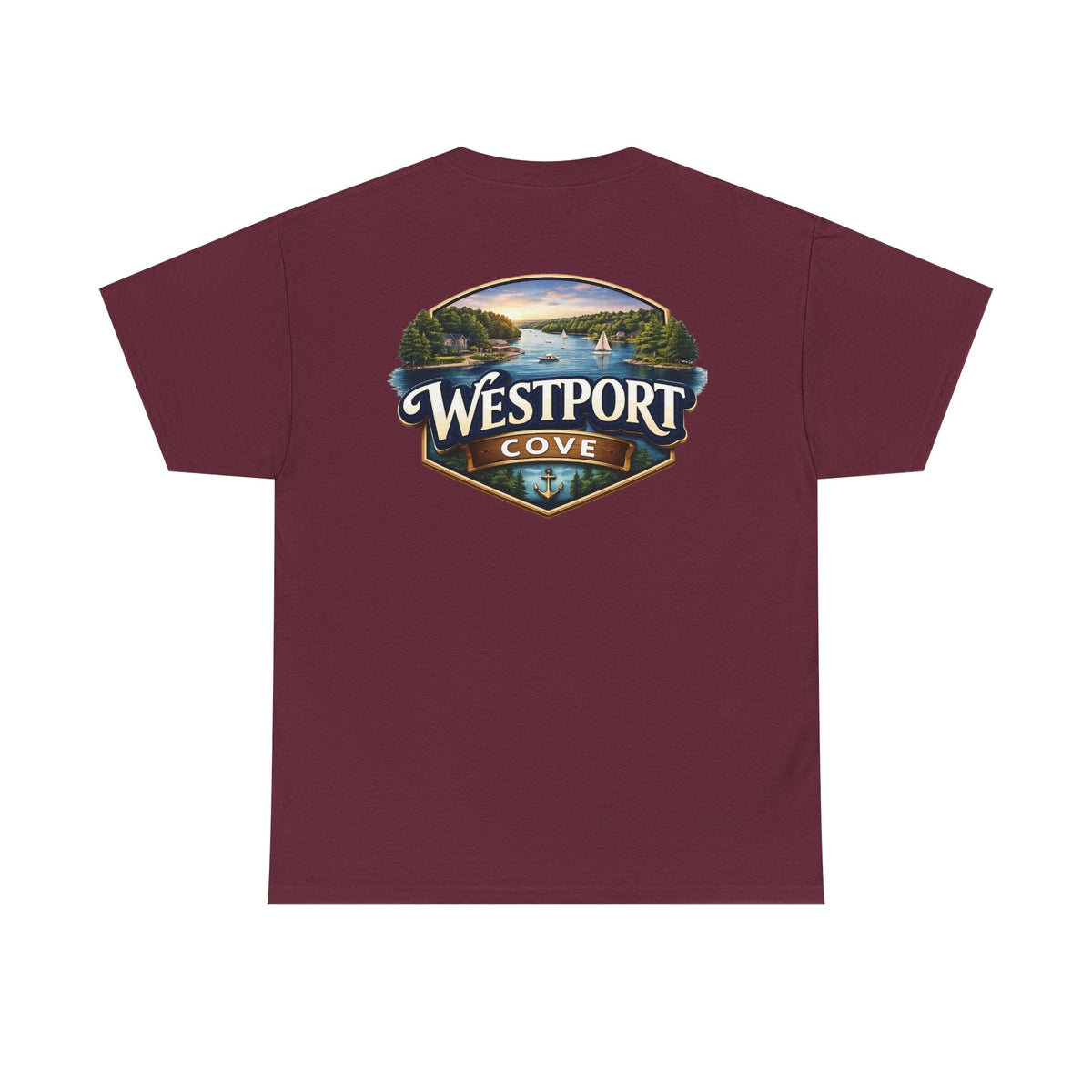 Westport Cove T-Shirt — Scenic Lake Logo Tee - Westport Cove