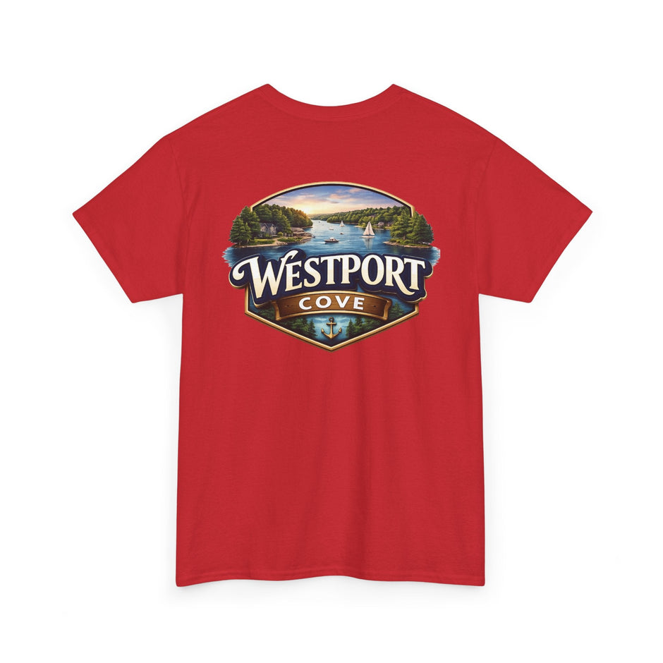 Westport Cove T-Shirt — Scenic Lake Logo Tee - Westport Cove