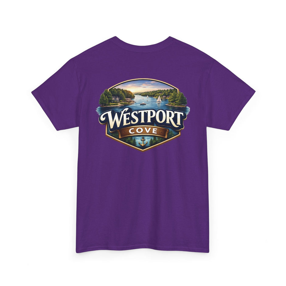 Westport Cove T-Shirt — Scenic Lake Logo Tee - Westport Cove