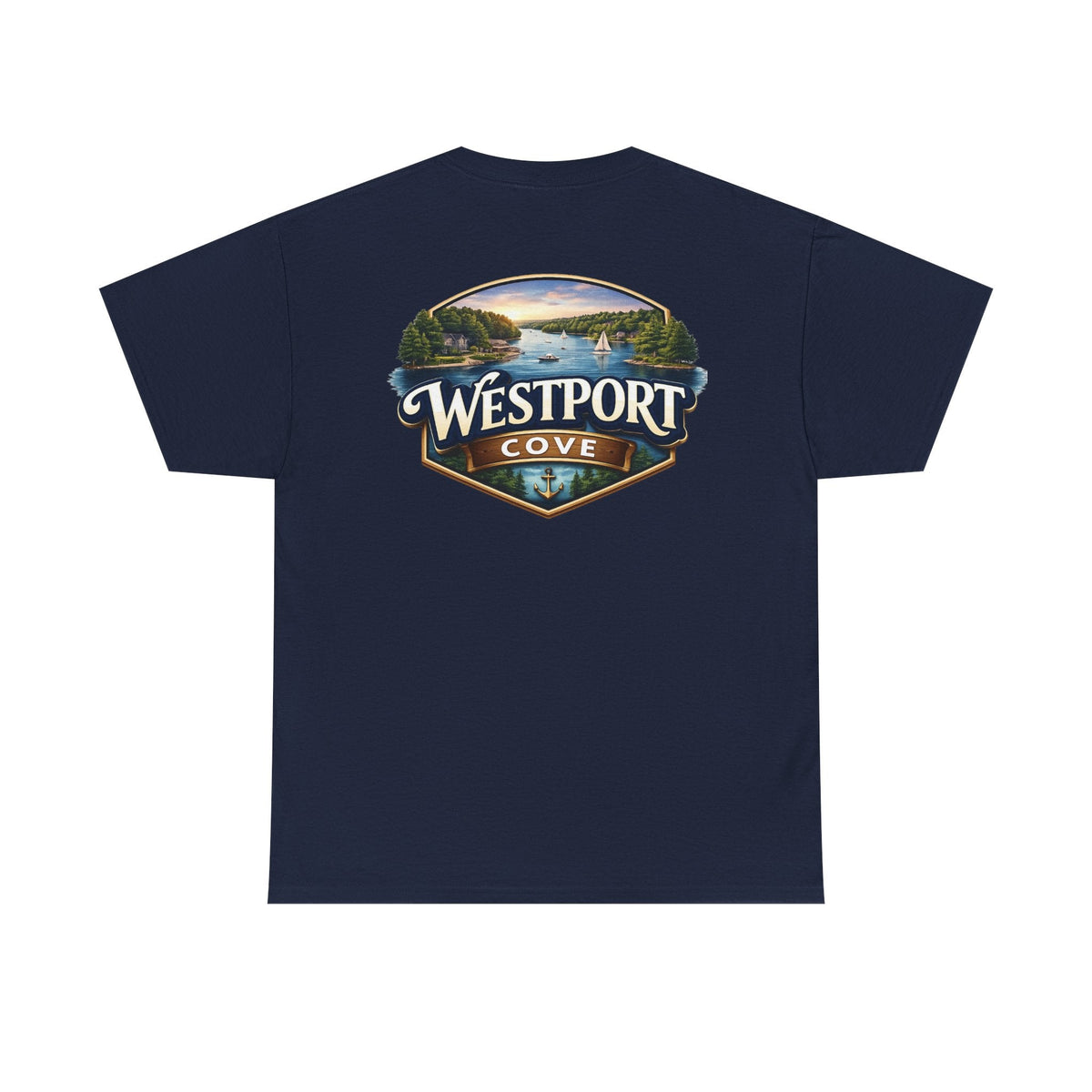 Westport Cove T-Shirt — Scenic Lake Logo Tee - Westport Cove