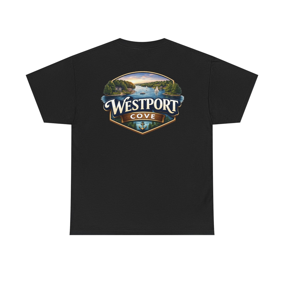 Westport Cove T-Shirt — Scenic Lake Logo Tee - Westport Cove