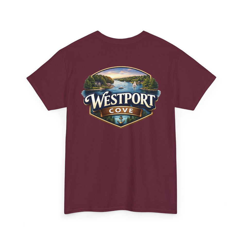 Westport Cove T-Shirt — Scenic Lake Logo Tee - Westport Cove