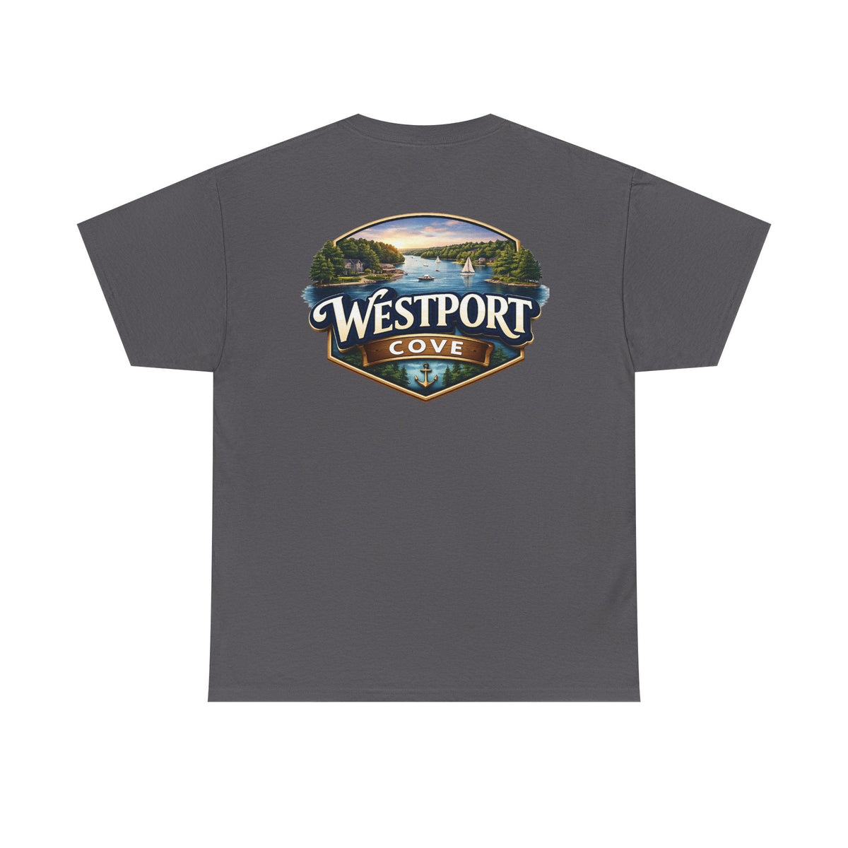 Westport Cove T-Shirt — Scenic Lake Logo Tee - Westport Cove