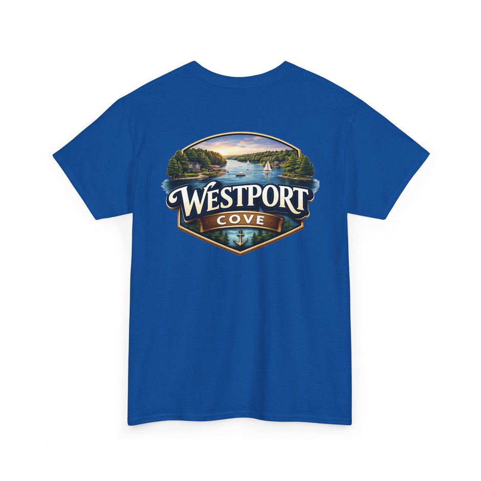 Westport Cove T-Shirt — Scenic Lake Logo Tee - Westport Cove