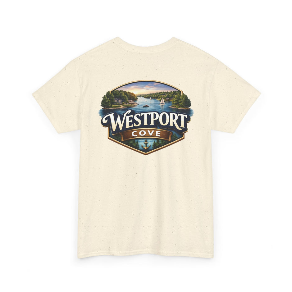 Westport Cove T-Shirt — Scenic Lake Logo Tee - Westport Cove