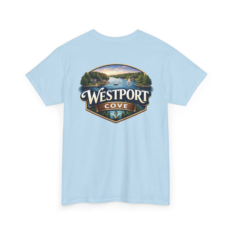 Westport Cove T-Shirt — Scenic Lake Logo Tee - Westport Cove