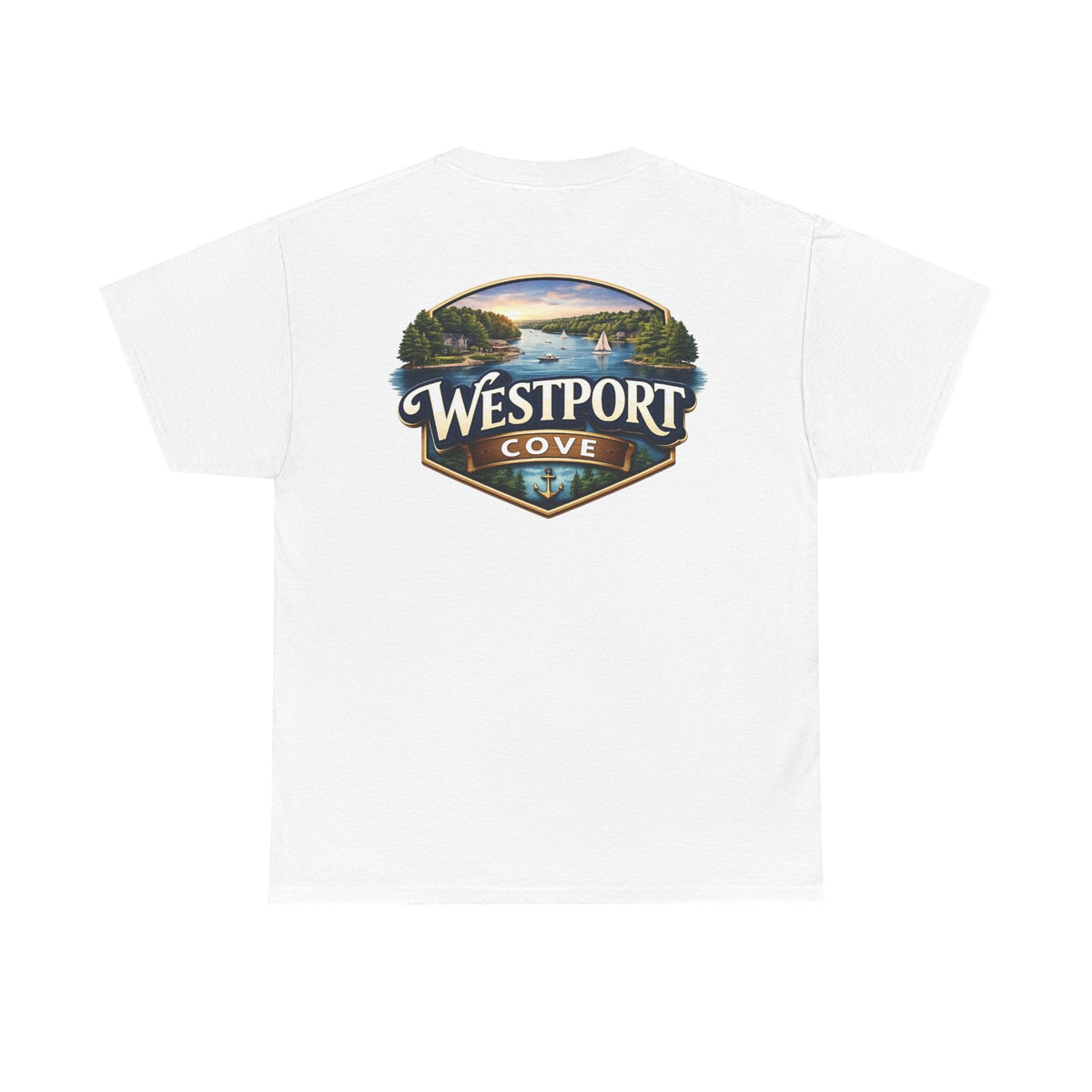 Westport Cove T-Shirt — Scenic Lake Logo Tee - Westport Cove