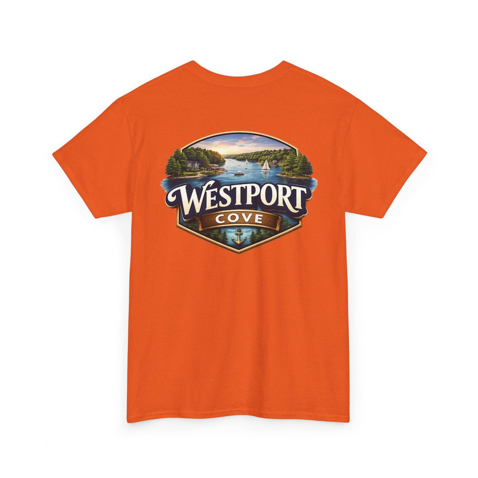 Westport Cove T-Shirt — Scenic Lake Logo Tee - Westport Cove