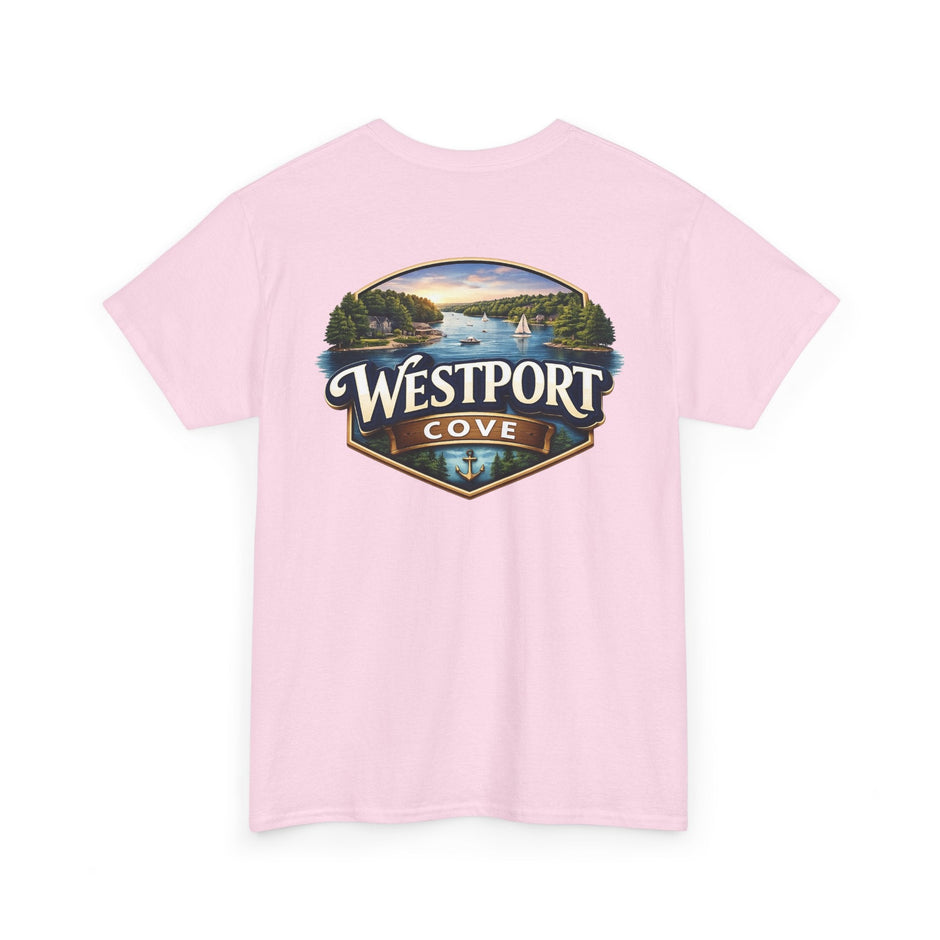 Westport Cove T-Shirt — Scenic Lake Logo Tee - Westport Cove