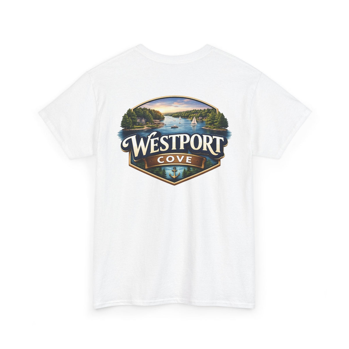 Westport Cove T-Shirt — Scenic Lake Logo Tee - Westport Cove