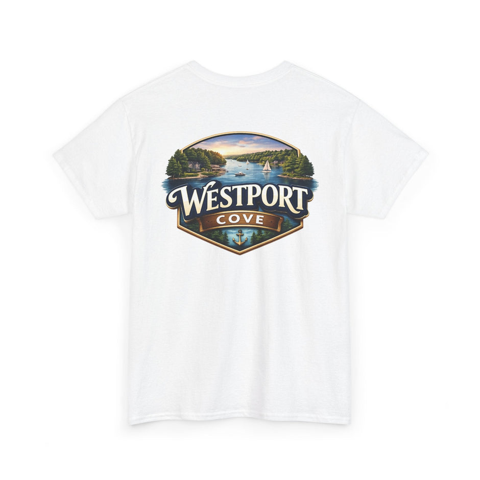 Westport Cove T-Shirt — Scenic Lake Logo Tee - Westport Cove