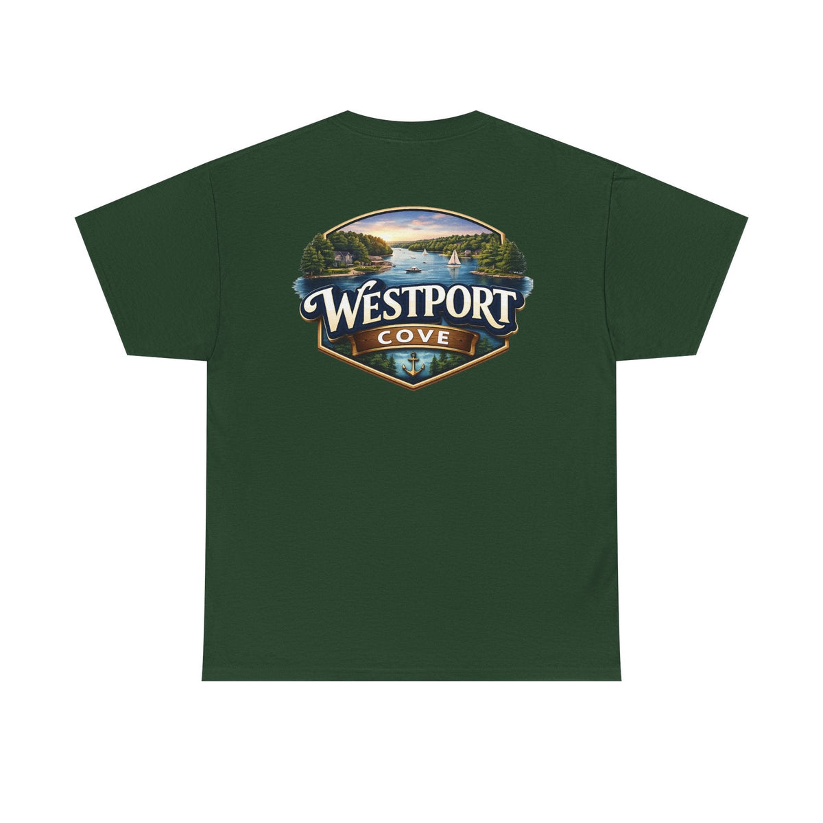 Westport Cove T-Shirt — Scenic Lake Logo Tee - Westport Cove