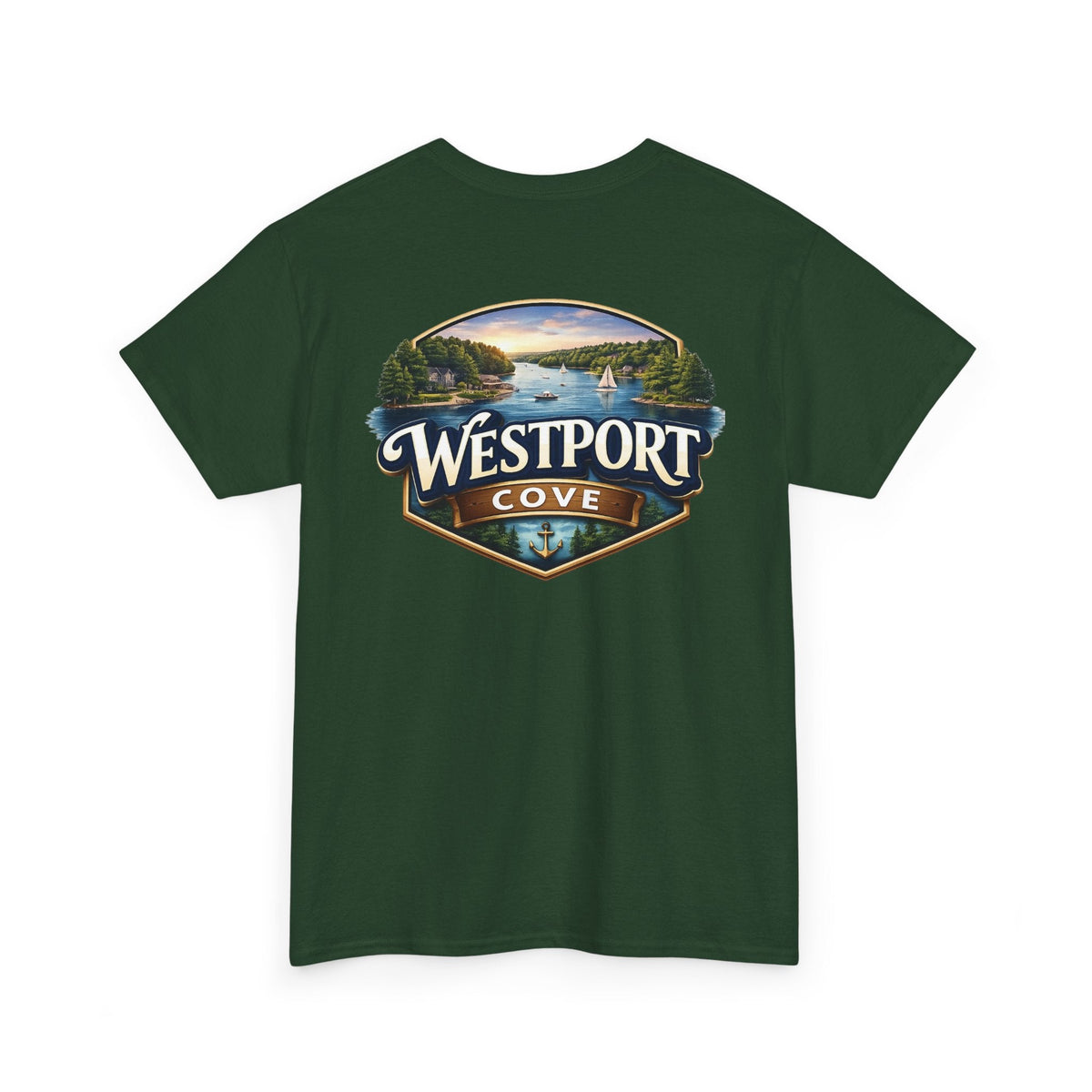 Westport Cove T-Shirt — Scenic Lake Logo Tee - Westport Cove