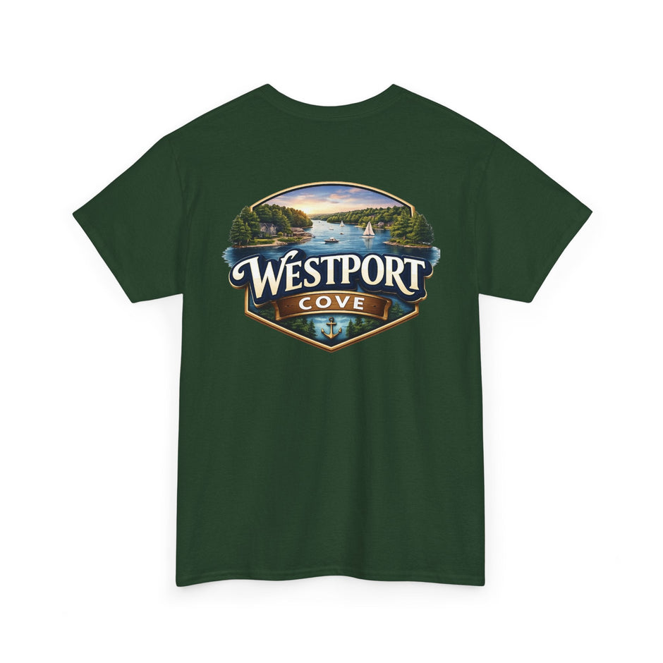 Westport Cove T-Shirt — Scenic Lake Logo Tee - Westport Cove