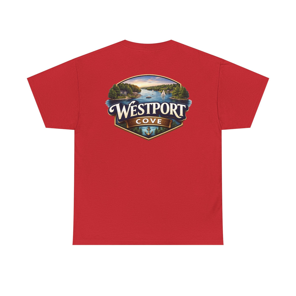 Westport Cove T-Shirt — Scenic Lake Logo Tee - Westport Cove
